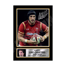 Luke Charteris 2 Limited Edition Rugby Player Signed Print - Rugby