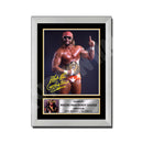 MACHO MAN RANDY SAVAGE Limited Edition MMA Wrestler Signed Print - MMA Wrestling