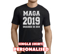 Magaluf Smashed White Custom Stag T-Shirt - Any Name - Party Tee