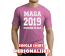 Magaluf Smashed White Custom Stag T-Shirt - Any Name - Party Tee