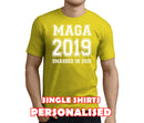 Magaluf Smashed White Custom Stag T-Shirt - Any Name - Party Tee