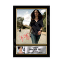 MAGGIE SIFF 2 Limited Edition Tv Show Signed Print