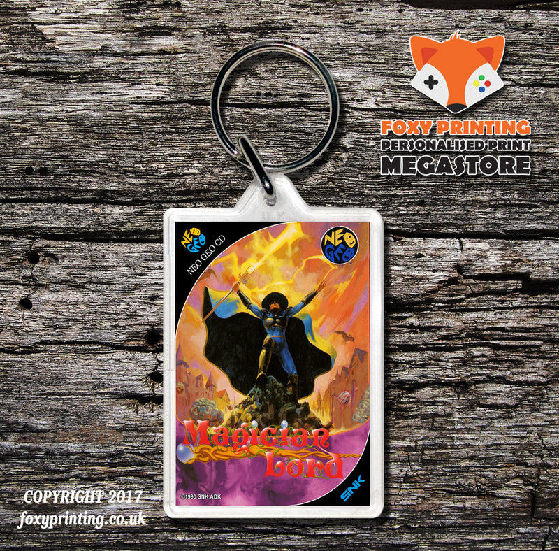 MAGICIAN LORD NEO GEO CD Game Inspired Retro Gaming Keyring