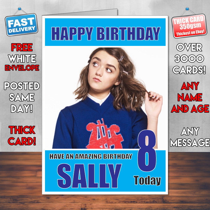 MAISEY WILLIAMS BM1 Personalised Music Style Kids Adult FUNNY Birthday Card