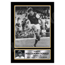 MALCOLM MACDONALD Limited Edition Football Player Signed Print - Football