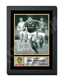 MAL DONAGHY (1) Limited Edition Football Player Signed Print - Football