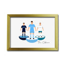 Man City Football Club gift - Tiny Men Big Balls Poster