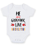 Me and My Godfather Love MANSFIELD TOWN Personalised FOOTBALL TEAM Baby Grow