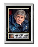 MANUEL PELLEGRINI (1) Limited Edition Football Player Signed Print - Football