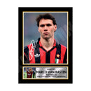 MARCO VAN (1) Limited Edition Football Player Signed Print - Football