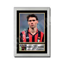 MARCO VAN (1) Limited Edition Football Player Signed Print - Football