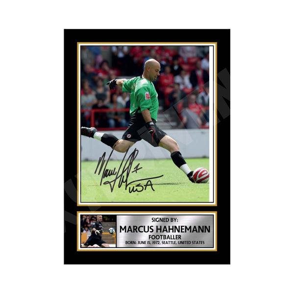MARCUS HAHNEMANN 2 Football Player Printed Signature Print