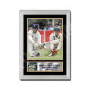 MARCUS TRESCOTHICK + CHRIS READ Limited Edition Cricketer Signed Print - Cricket Player