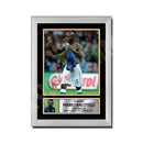 MARIO BALOTELLI ITALY 2 Limited Edition Football Player Signed Print - Football