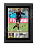 MARIO GOTZE Limited Edition Football Player Signed Print - Football