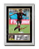 MARIO GOTZE Limited Edition Football Player Signed Print - Football