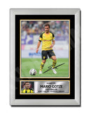 MARIO GOTZE 2 Limited Edition Football Player Signed Print - Football