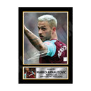 MARKO ARNAUTOVIC 2 Limited Edition Football Player Signed Print - Football