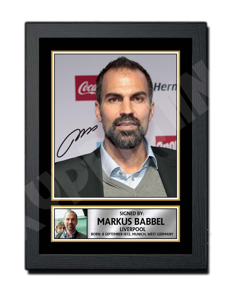 MARKUS BABBEL 1 Limited Edition Football Player Signed Print - Football