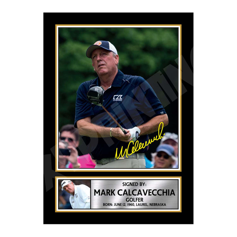 MARK CALCAVECCHIA 2 Limited Edition Golfer Signed Print - Golf