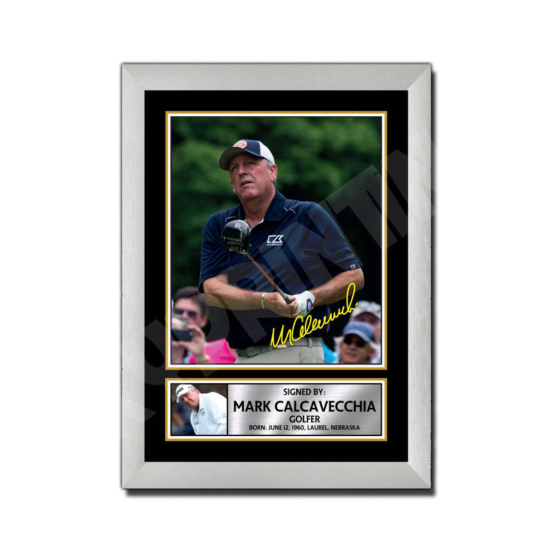 MARK CALCAVECCHIA 2 Limited Edition Golfer Signed Print - Golf