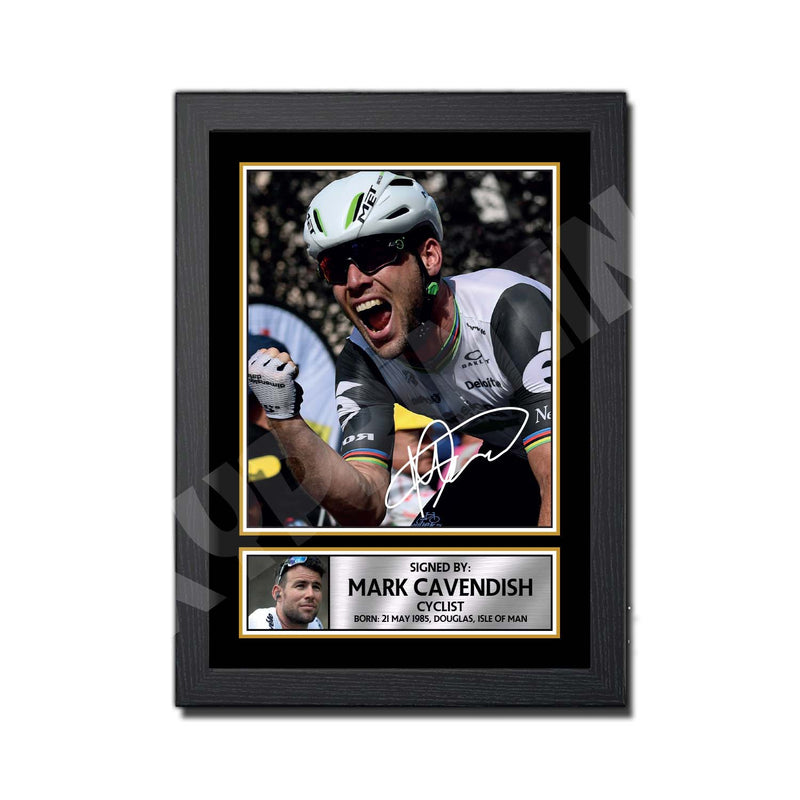 MARK CAVENDISH 2 Limited Edition Athletics Signed Print - Athletic