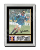MARK HATELEY 1 Limited Edition Football Player Signed Print - Football