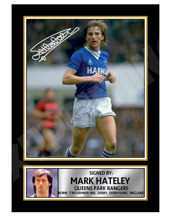 MARK HATELEY 2 Football Player Printed Signature Print