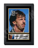 MARK LAWRENSON 2 Limited Edition Football Player Signed Print - Football