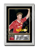 MARK ROBINS 2 Limited Edition Football Player Signed Print - Football