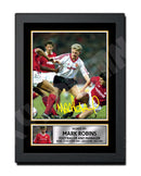 MARK ROBINS (1) Limited Edition Football Player Signed Print - Football