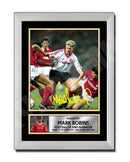 MARK ROBINS (1) Limited Edition Football Player Signed Print - Football