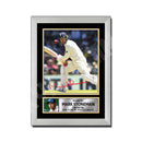 MARK STONEMAN Limited Edition Cricketer Signed Print - Cricket Player