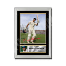 MARK STONEMAN 2 Limited Edition Cricketer Signed Print - Cricket Player