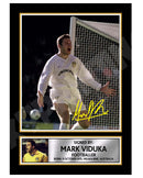 MARK VIDUKA 2 Limited Edition Football Player Signed Print - Football