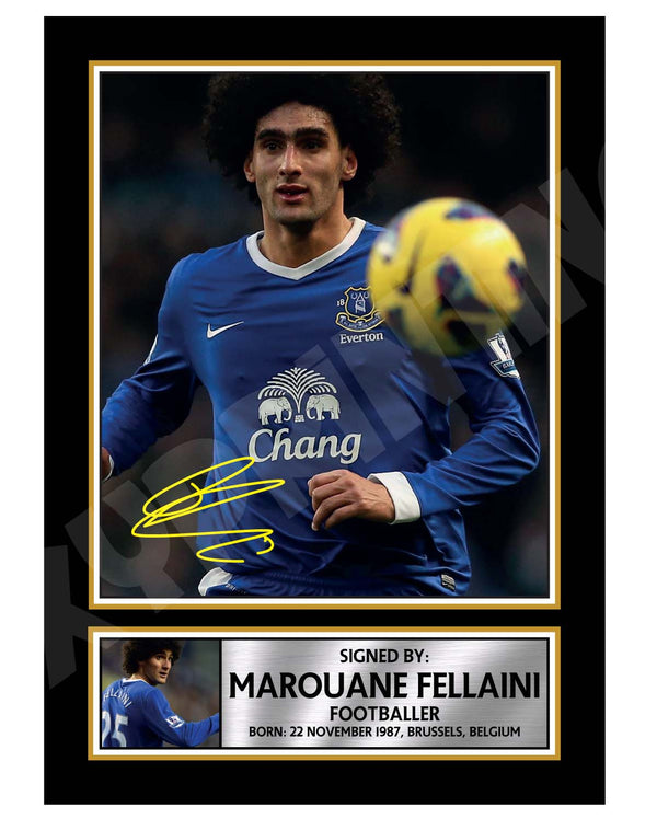 MAROUANE FELLAINI Football Player Printed Signature Print