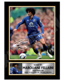MAROUANE FELLAINI 2 Limited Edition Football Player Signed Print - Football