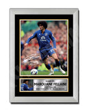 MAROUANE FELLAINI 2 Limited Edition Football Player Signed Print - Football