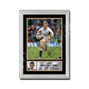 MARTIN CORRY 2 Limited Edition Rugby Player Signed Print - Rugby