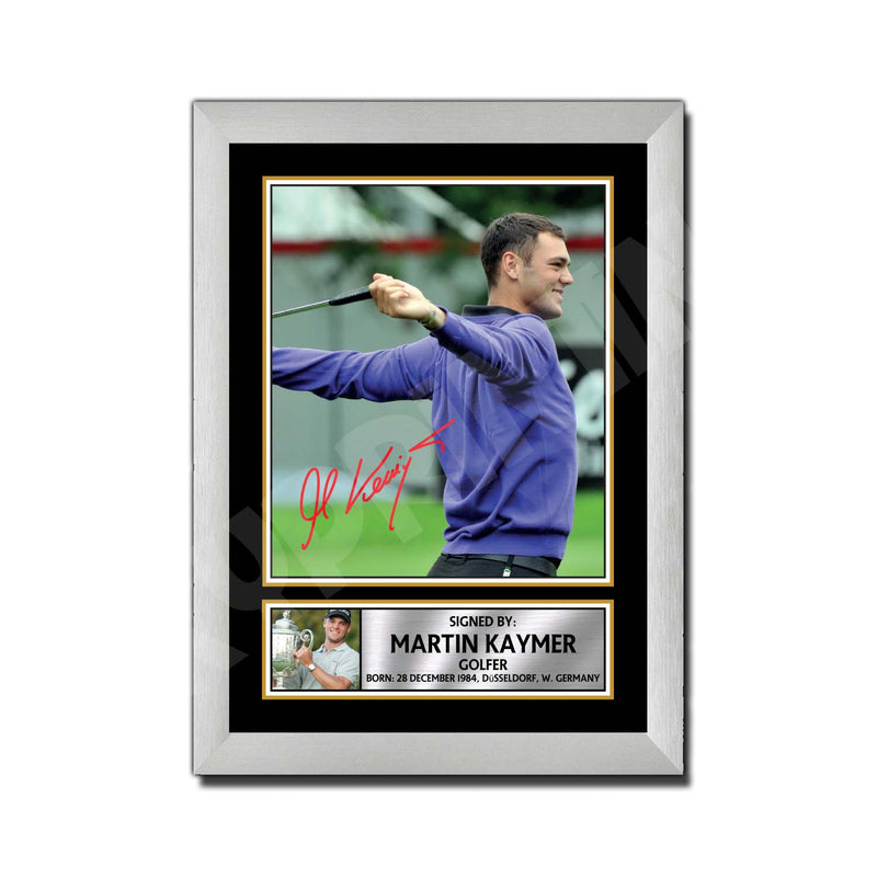 MARTIN KAYMER 2 Limited Edition Golfer Signed Print - Golf