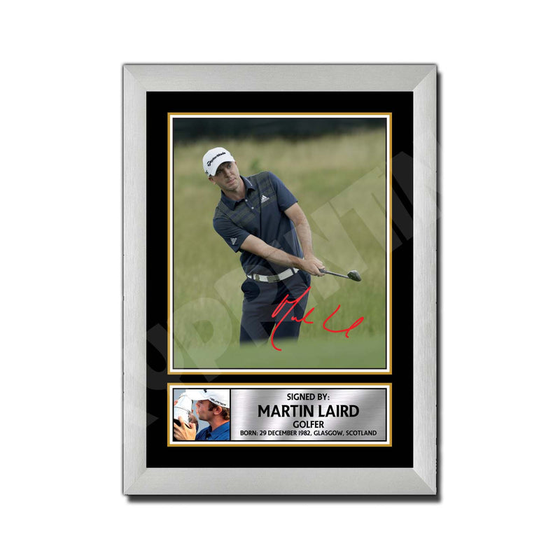 MARTIN LAIRD 2 Limited Edition Golfer Signed Print - Golf