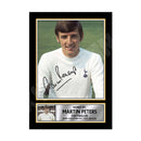 MARTIN PETERS Limited Edition Football Player Signed Print - Football