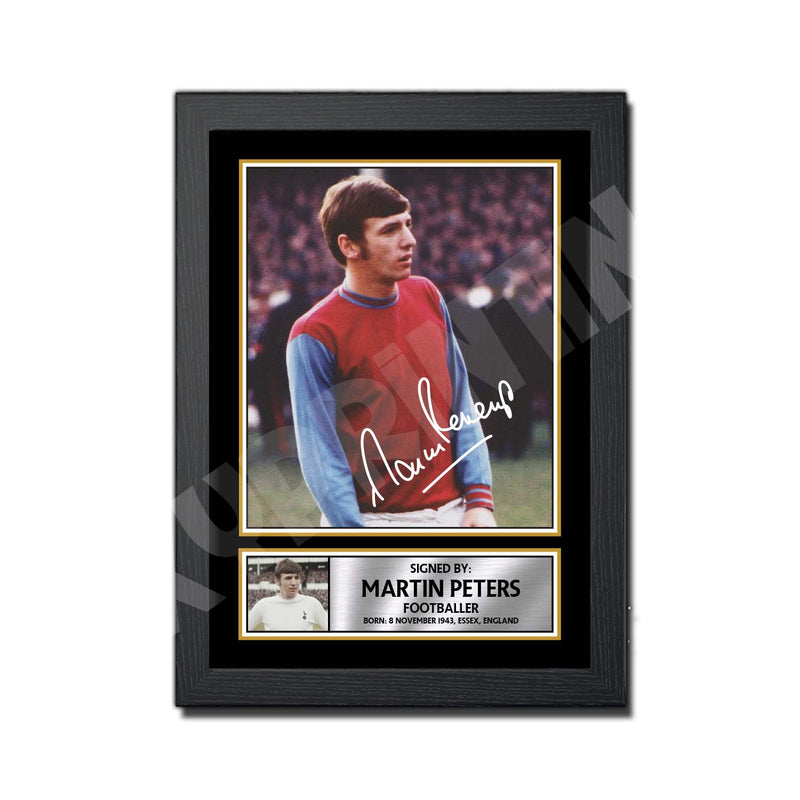 MARTIN PETERS 2 Limited Edition Football Player Signed Print - Football