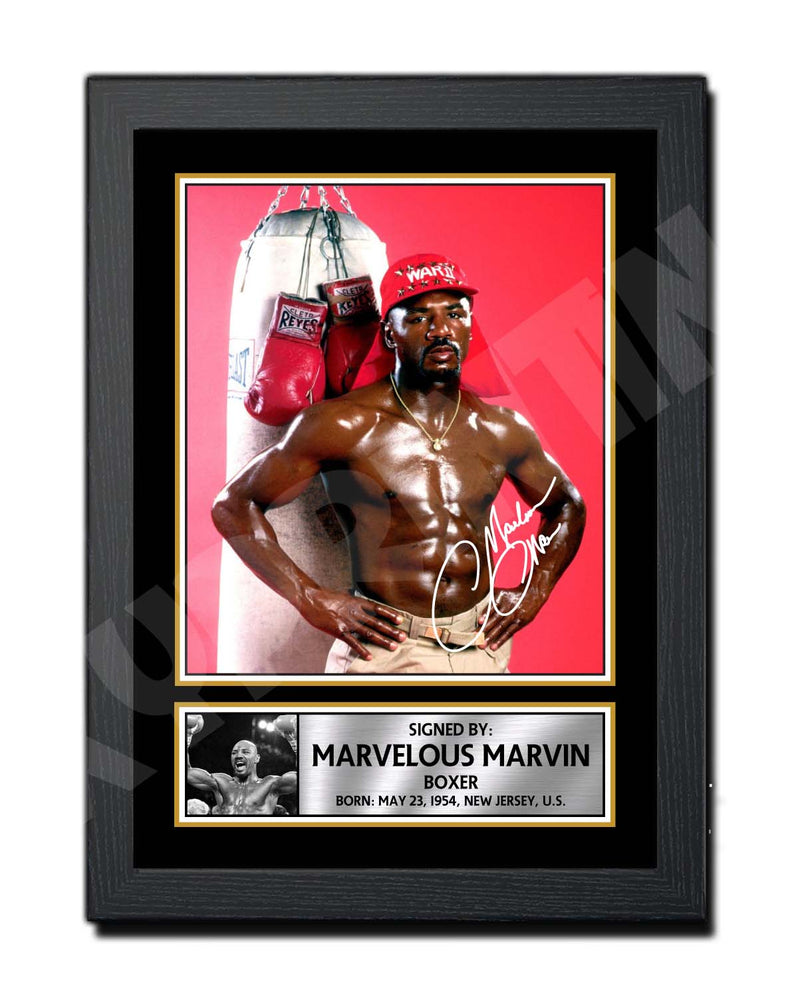 MARVELOUS MARVIN Limited Edition Boxer Signed Print - Boxing