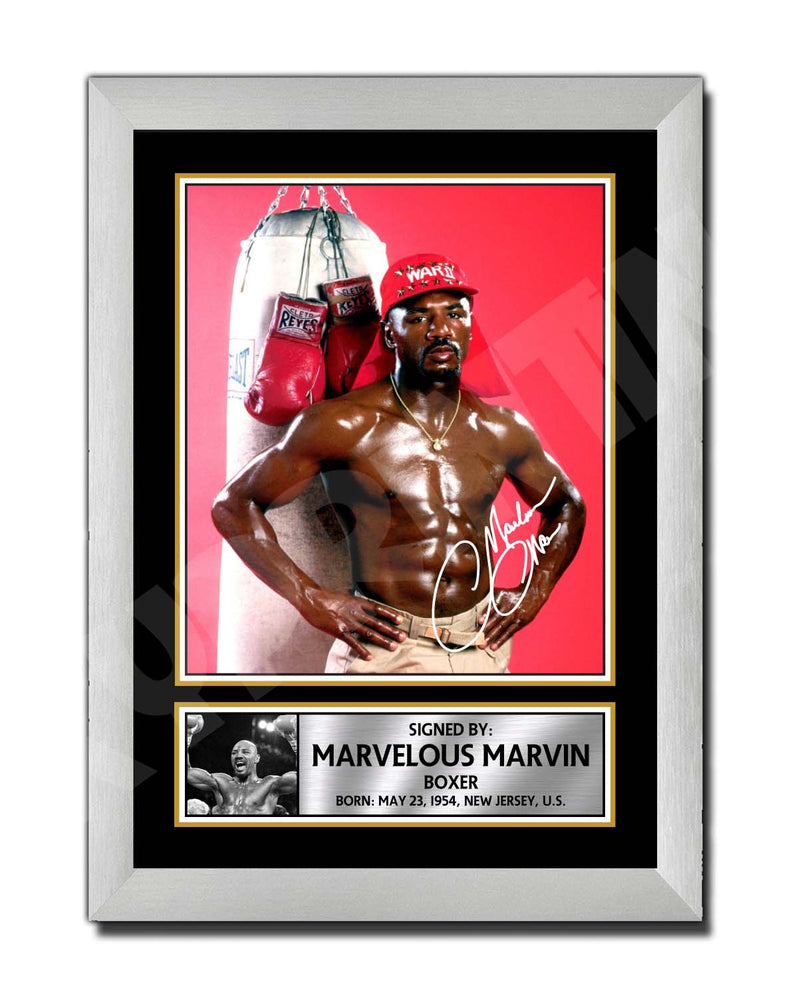 MARVELOUS MARVIN Limited Edition Boxer Signed Print - Boxing