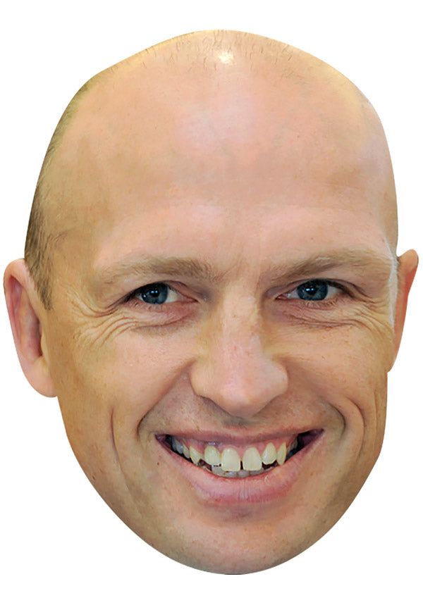 MATT DAWSON JB - TV Star Fancy Dress Cardboard Celebrity Party Face Mask