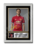 MATTEO DARMIAN 2 Limited Edition Football Player Signed Print - Football