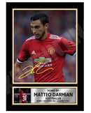 MATTEO DARMIAN (1) Limited Edition Football Player Signed Print - Football