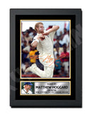 MATTHEW HOGGARD Limited Edition Cricketer Signed Print - Cricket Player