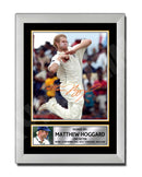 MATTHEW HOGGARD Limited Edition Cricketer Signed Print - Cricket Player